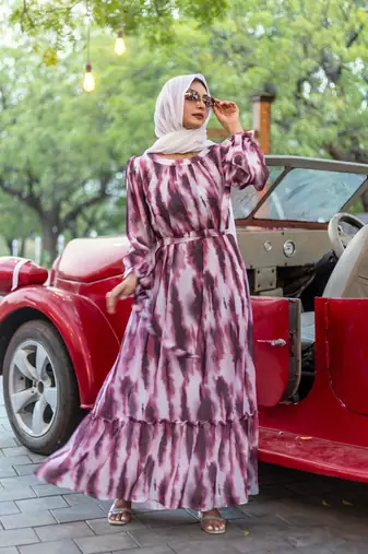 Women's Georgette Abaya Dress 