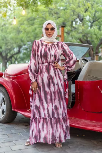 Women's Georgette Abaya Dress 