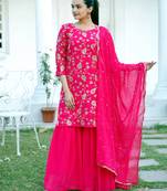 Heavy Fox Georgette Suit With Sequin Embroidered Work