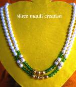 Pearl Two Line Necklace