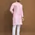 Pink soft jacquard silk with seft butti kurta pajama set