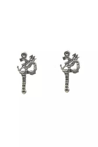 Divine om trishul earrings a sacred symbol of spiritual the unique design that can be worn daily