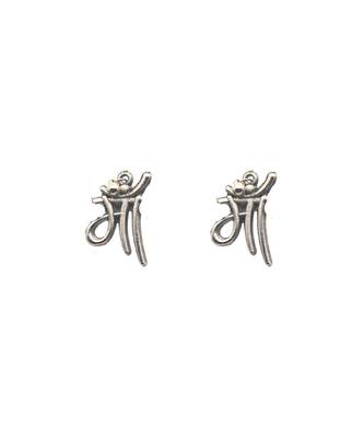Oxidized earrings festive traditional oxidised stylish elagent silver plated maa earring jewelry gift for womens 2