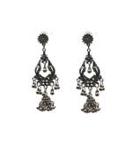 Fashion oxidized silver earrings jewelry with beautifull detailed design for women