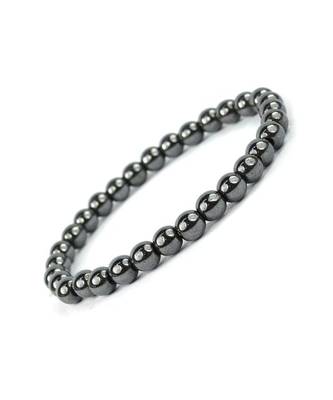 Hematite natural gemstone balancing energy therapy bracelets healing stretchable bracelet for men and women 1
