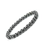 Hematite natural gemstone balancing energy therapy bracelets healing stretchable bracelet for men and women