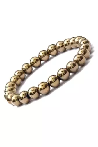 Pyrite bracelet money magnet bracelet natural gemstone chakra bracelet healing jewelry for men & women