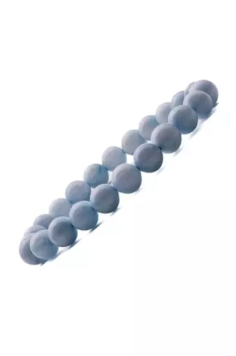 Aquamarine natural gemstone bracelet for men women for help in positive flow of emotions and high energy levels