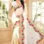 White Embroidered Border Georgette Saree With Matching Blouse Piece