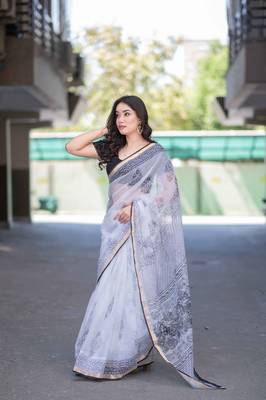white kota doria saree 5