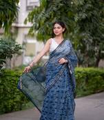 indigo kota doria saree