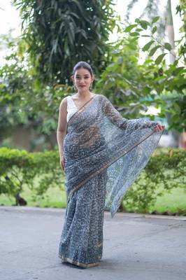 grey kota doria saree 2