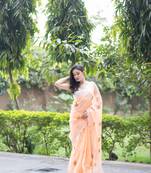 embroidered kota doria saree