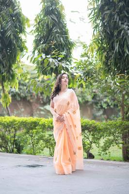 embroidered kota doria saree 5