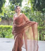 Cheeku lush kota doria saree