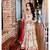 Cream Colour Chinnon Digital Print With Embroidery Work Lace Fully Stitched Gown