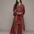 Red adrika kurta set by ritu kumar