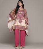 Beige adrika kurti by ritu kumar