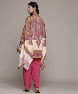 Beige adrika kurti by ritu kumar 2