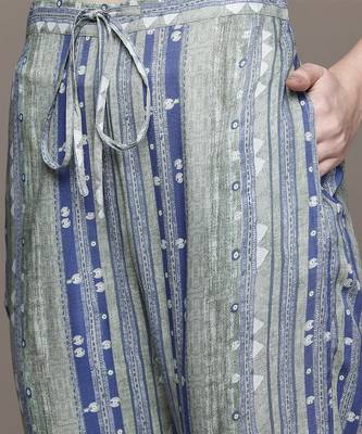Blue essential-vasudha kurta set by ritu kumar 3