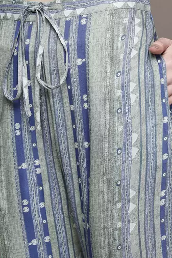Blue essential-vasudha kurta set by ritu kumar
