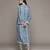 Blue essential-vasudha kurta set by ritu kumar