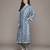 Blue essential-vasudha kurta set by ritu kumar