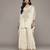 Beige arith kurta set by ritu kumar