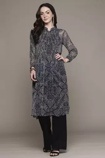 Black avanti kurta by ritu kumar