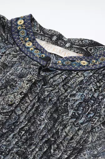 Black avanti kurta by ritu kumar