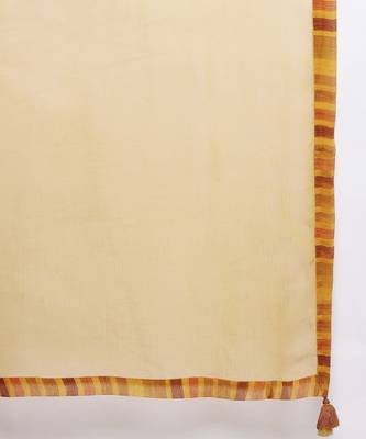 Orange bauhaus print kurta set by ritu kumar 2