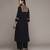 Black carpet kurta set by ritu kumar