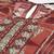 Red arunya long dress with camisole by ritu kumar