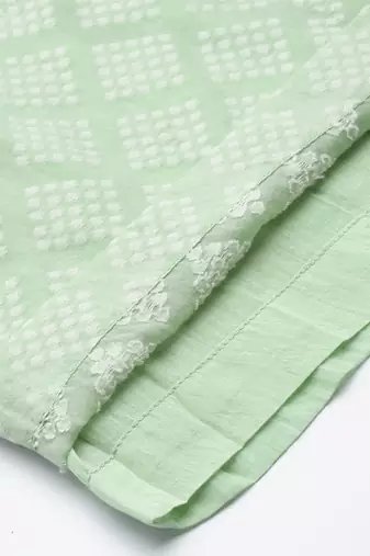 Green essential-ananta kurta set by ritu kumar