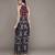 Blue ayatah jumpsuit by ritu kumar