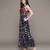 Blue ayatah jumpsuit by ritu kumar