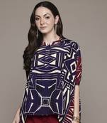 Blue ayatah short top by ritu kumar