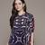 Blue ayatah short top by ritu kumar