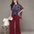 Blue ayatah short top by ritu kumar