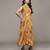 Rust bauhaus print long dress by ritu kumar