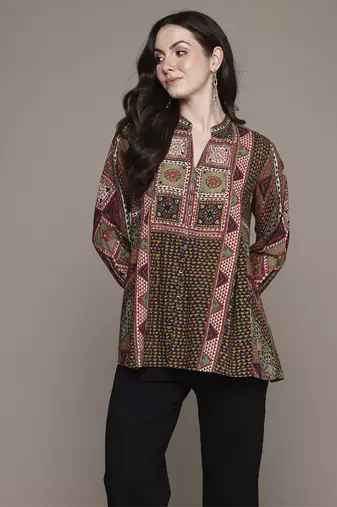 Multi sona shirt by ritu kumar