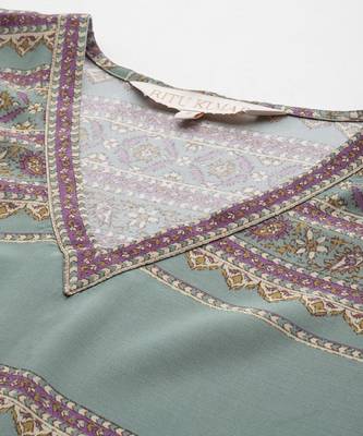 Teal keya kurta set by ritu kumar 3