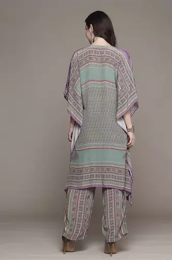 Teal keya kurta set by ritu kumar