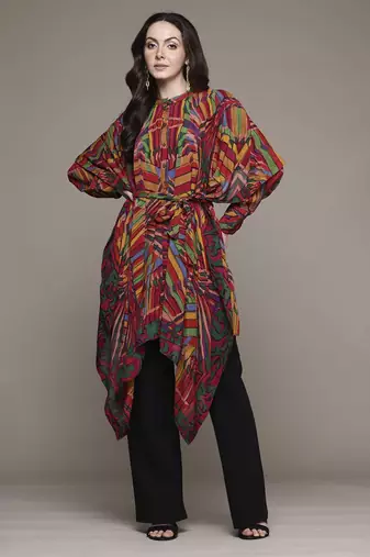 Multi kaleido shirt by ritu kumar