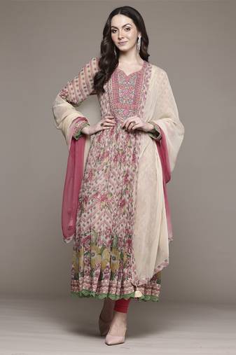 Pink kurta set by ritu kumar