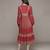 Red essential-bhuj long dress by ritu kumar