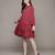Red essential-mahi short dress by ritu kumar