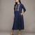 Blue essential-vasudha long dress by ritu kumar