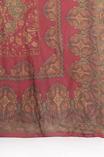 Red sonmarg kurta  set by ritu kumar