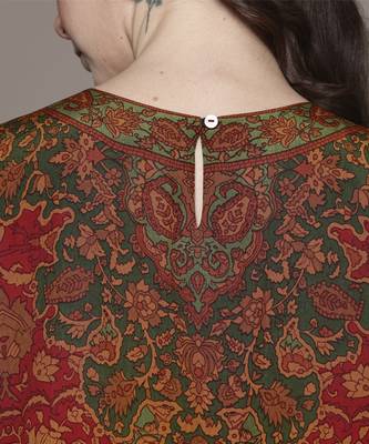 Red sonmarg kurta  set by ritu kumar 3
